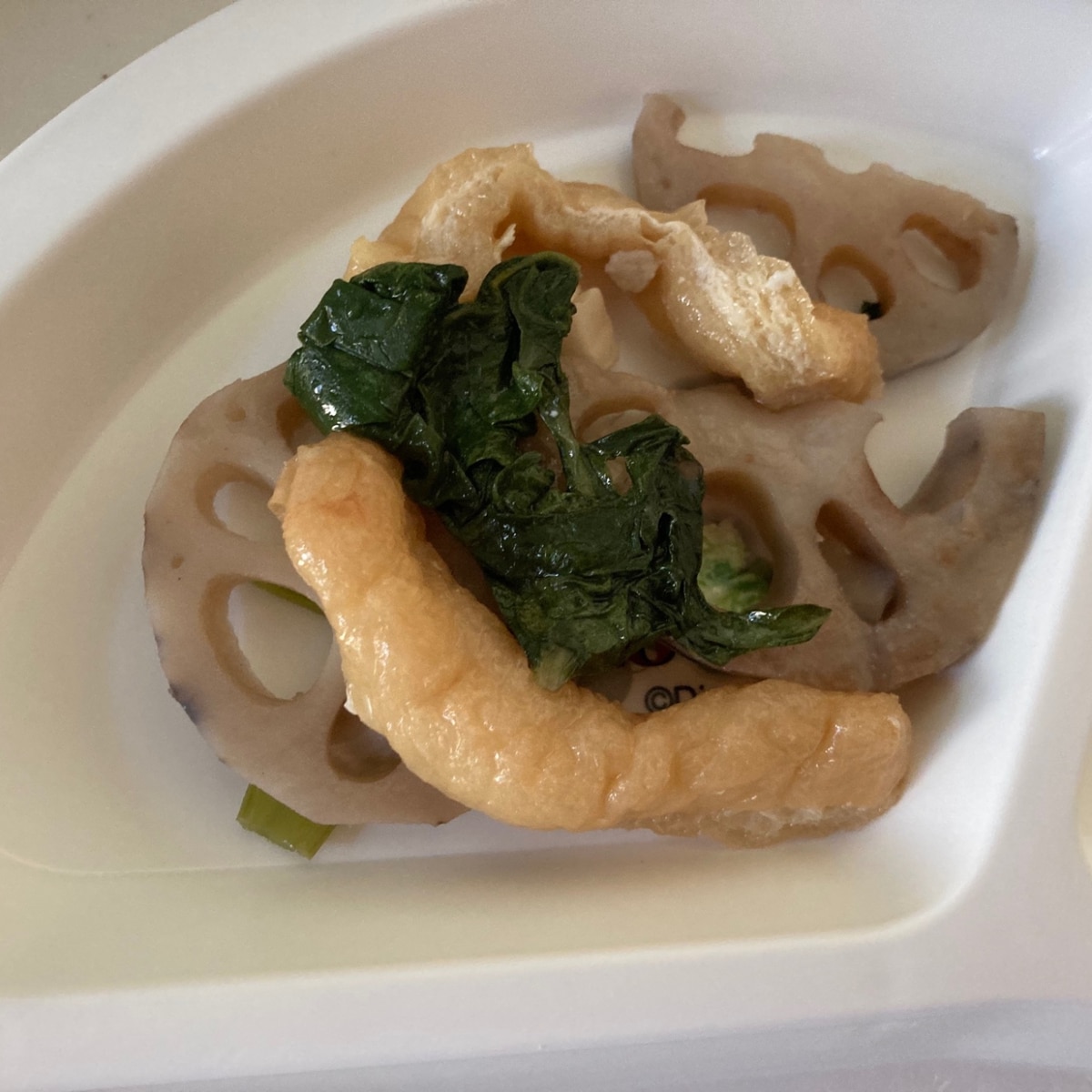 幼児食 油揚げとレンコンと小松菜の出汁煮 レシピ 作り方 By Pコ 楽天レシピ 幼児食 油揚げとレンコンと小松菜の出汁煮 レシピ 作り方 By Pコ 楽天レシピ